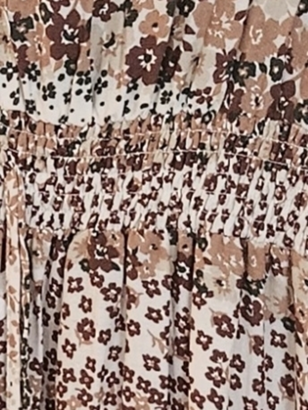 Iris Bloom Boho Floral Maxi Dress - Size M - High-Low Hem - Picture 3 of 11